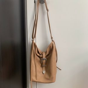 Perfect condition cream bag with detailed buckle